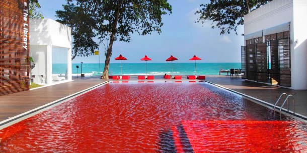 The Library pool in Koh Samui, Thailand